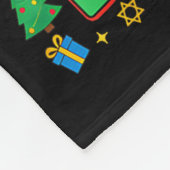 Christmas Cool People Are Born In December Jesus B Fleece Deken (Hoek)