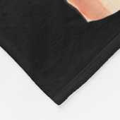 Christmas Cool Santa Bubble Gum Peace Sign Retro S Fleece Deken (Hoek)