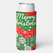 Christmas Cooler – White Ornaments & Merry Xtmas (Seltzer Achterkant)