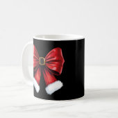 Christmas Coquette Bow Koffiemok (Voorkant links)