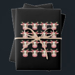 Christmas Coquette Highland Koe Western Xmas Inpakpapier Vel<br><div class="desc">Christmas Coquette Highland Koe Western Xmas Esthetisch</div>