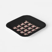 Christmas Coquette Highland Koe Western Xmas Papieren Bordje (Gebogen)