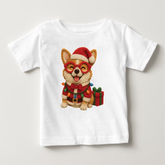 Christmas Corgi Crochet Look (Voorkant)