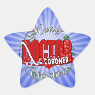 CHRISTMAS CORONER STER STICKER