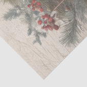 Christmas Cottage  Krans Pine Decoupage Tissuepapier (Detail)