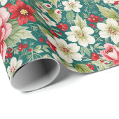 Christmas Country Garden Cadeaupapier (Rol Hoek)
