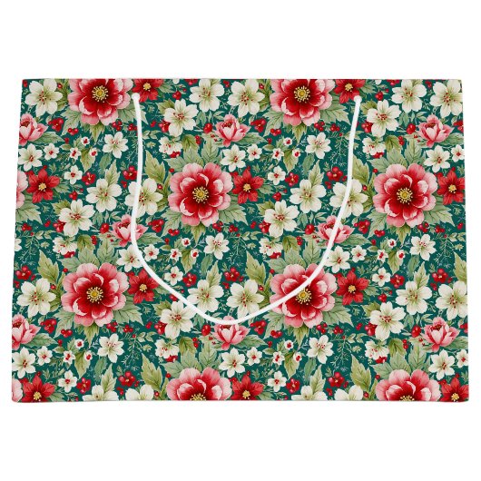 Christmas Country Garden Groot Cadeauzakje (Voorkant)