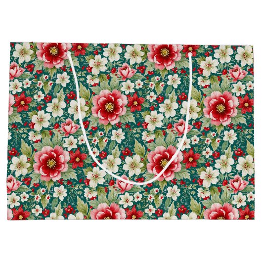 Christmas Country Garden Groot Cadeauzakje (Achterkant)