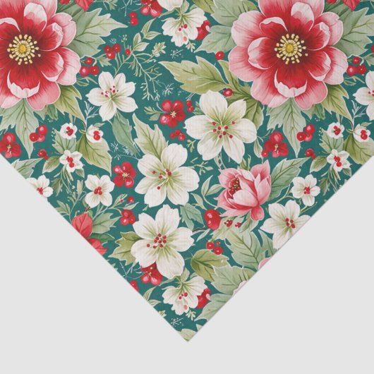 Christmas Country Garden Tissuepapier (Detail)