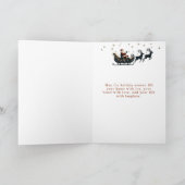 Christmas Country Home Sunset Kaart (Binnen)