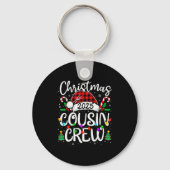 Christmas Cousin Crew 2025 Family Matching Xmas Pa Sleutelhanger (Voorkant)