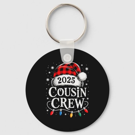 Christmas Cousin Crew 2025 Matching Xmas Family Pa Sleutelhanger (Voorkant)