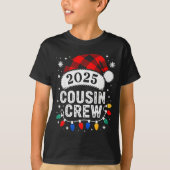 Christmas Cousin Crew 2025 Matching Xmas Family Pa T-shirt (Voorkant)