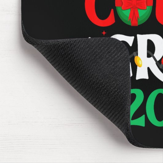 Christmas Cousin Crew 2025 Xmas Funny Matching Fam Muismat (Hoek)