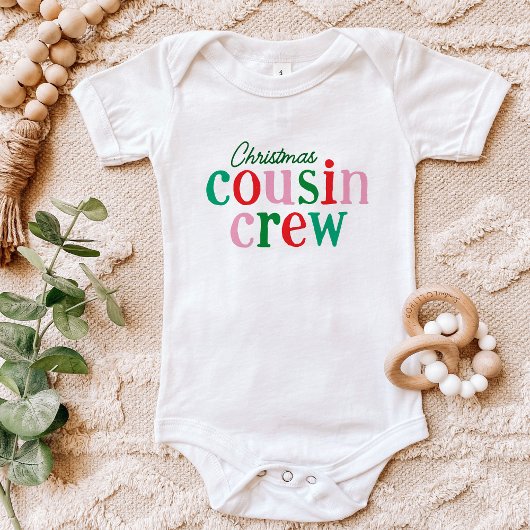 Christmas Cousin Crew Matching Family Romper