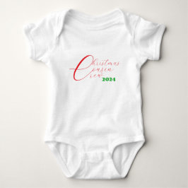 Christmas Cousin Crew Trendy Typografie Romper