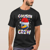 Christmas Cousin Crew Volley Ball Pajamas Family X T-shirt (Voorkant)