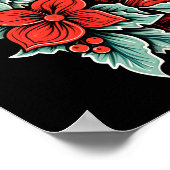 Christmas Cowboy Boot Holiday Poster (Hoek)