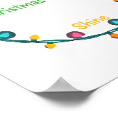 Christmas Coworkers Are Like Christmas Lights Funn Poster (Hoek)