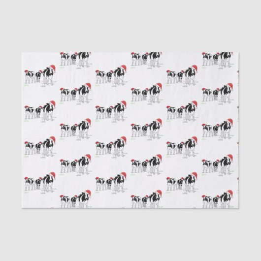 Christmas Cows Tissuepapier (Voorkant)