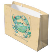 Christmas Crab Beach Groot Cadeauzakje (Achterkant Gekanteld)