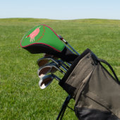 Christmas Crab Custom Golf Driver Hoesje Golfheadcover (Insitu)