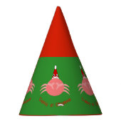Christmas Crab Party Pet Feesthoedjes (Rechts)