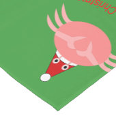 Christmas Crab Table Runner Korte Tafelloper (Hoek)