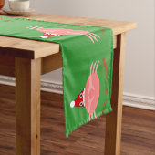 Christmas Crab Table Runner Korte Tafelloper (Voorbeeld)
