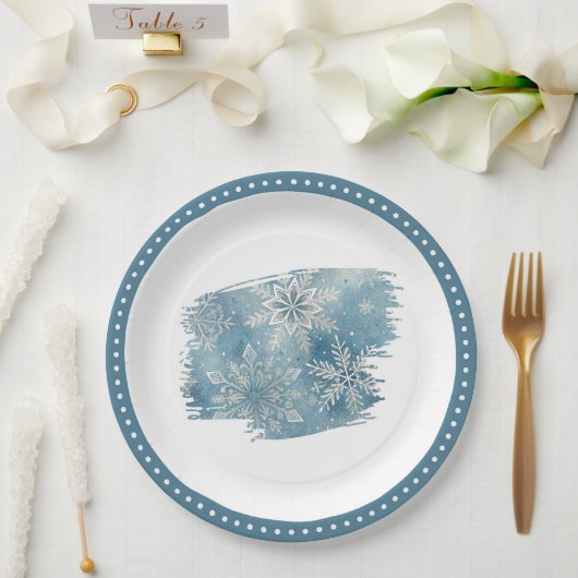 Christmas Crafts Party Papieren Bordje (Huwelijk)