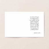 Christmas Cream Green Potted Planten Folie Kaarten (Binnen)