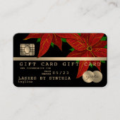 Christmas Credit Kaart Gift Kaart Certificaat (Voorkant)