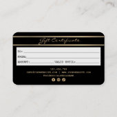 Christmas Credit Kaart Gift Kaart Certificaat (Achterkant)