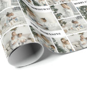 Christmas Creëer Your Own 6 Fotocollage Cadeaupapier (Rol Hoek)