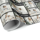 Christmas Creëer Your Own 6 Fotocollage Cadeaupapier (Rol Hoek)