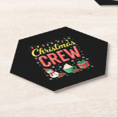 Christmas Crew (1) Kartonnen Onderzetters (Schuin)