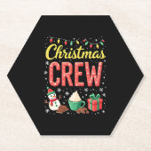 Christmas Crew (1) Kartonnen Onderzetters (Voorkant)
