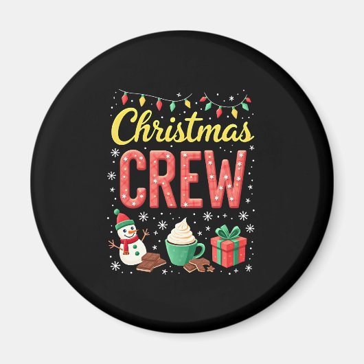 Christmas Crew (1) Magneet (Voorkant)