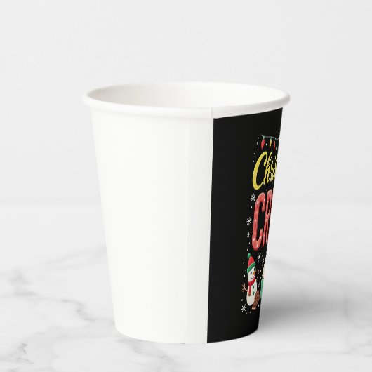 Christmas Crew (1) Papieren Bekers (Rechts)