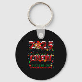 Christmas Crew 2025 Family Christmas Matching Xmas Sleutelhanger (Voorkant)