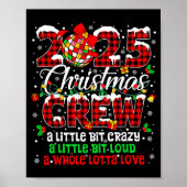 Christmas Crew 2025 Family Christmas Xmas Pajamas  Poster (Voorkant)