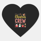 Christmas Crew (2) Hart Sticker (Voorkant)