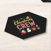 Christmas Crew (2) Kartonnen Onderzetters (Schuin)