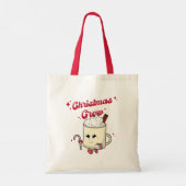 Christmas Crew Canvas tas (Achterkant)