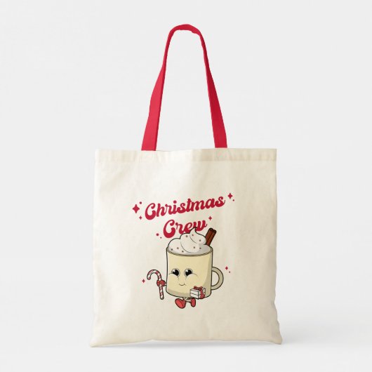 Christmas Crew Canvas tas (Achterkant)