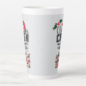 Christmas Crew Dog Latte mok (Voorkant)