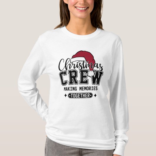 Christmas Crew Familie Kerst Shirt 2024 (Voorkant)