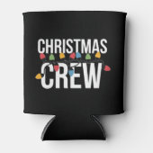 Christmas Crew Familie Kerstvakantie Blikjeskoeler (Voorkant)