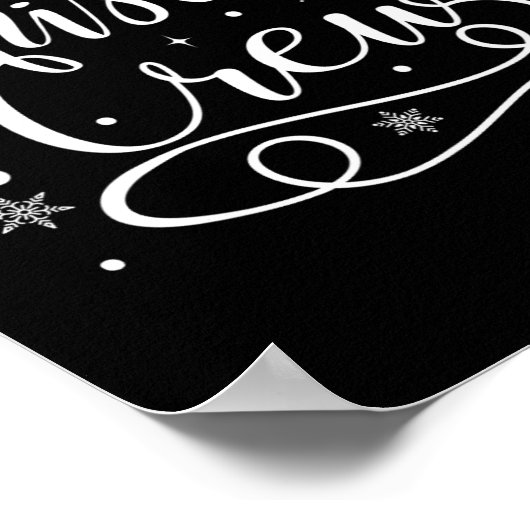 Christmas Crew Family Group Matching Christmas Paj Poster (Hoek)