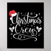 Christmas Crew Family Group Matching Christmas Paj Poster (Voorkant)